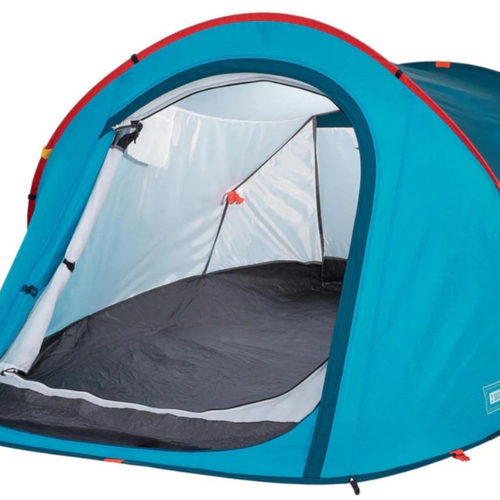 Decathlon Quechua 2-Second, Waterproof Pop-Up Camping Tent, 2 Person